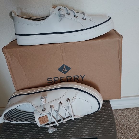 SPERRY Leather Sneakers Sz 8M *NEW- NEVER WORN* - Picture 9 of 13